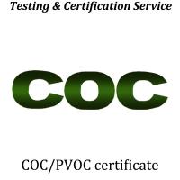 China Moroccan COC certification on sale