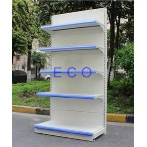 China Customizable OEM Steel Supermarket Display Shelving Wall Display Racks supplier