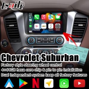 China Android auto carplay box interface for Chevrolet Suburban Tahoe with rearview WiFi video supplier