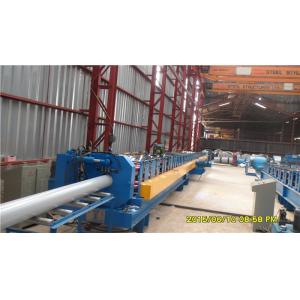 China 45# Steel Round Downspout Roll Forming Machine 40GP Container Integrated Adjustment wholesale