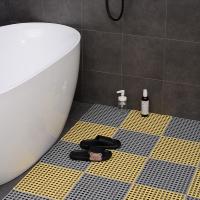 China Sustainable Splicing Floor Mat Anti Slip Toilet Floor Mat 30*30CM on sale