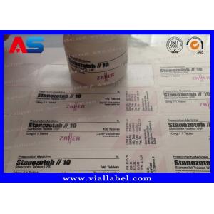 China Plastic Prescription Pill Bottle Label For 30ml Jars ISO SGS ROHS adhesive labels for plastic bottles supplier