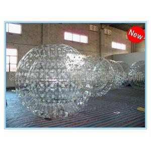 PVC Clear Inflatable Zorb Ball / Inflatable Human Hamster Ball For Inflatable Zorb Ramp