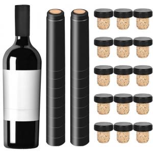OEM ODM Wine Bottle Sealed Heat Shrink Black PVC Shrink Capsules For Beverage