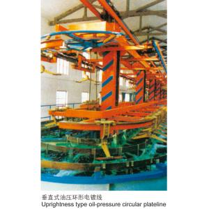 Oil Pressure Electroless Nickel Plating Line Uprightness Type