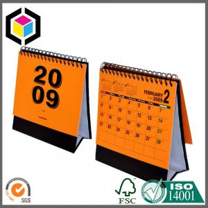 China Full Color Print Calendar Printing Service; Spiral Custom Design Calendar Print supplier