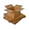 Brown / White Small Cardboard Boxes With Lids CMYK Printing Eco - Friendly