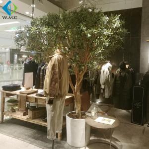 Customized Fake Indoor Olive Tree , Artificial Bonsai Tree For Restaurant Decoration