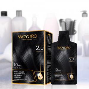China Low Ammonica 30ml WOYORO Hair Color Shampoo supplier