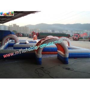Water-proof Inflatable Sports Games , Inflatable Car Race Track