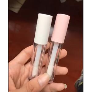China PETG Cylinder Empty Lipstick Tubes 6.8ml Cute Lip Gloss Containers supplier