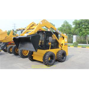 0.6m3 Construction Wheel Loader XT760 1 Ton Mini Skid Steer Loader With Bucket