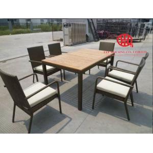 Hot Sale Modern restaurant rattan dinning table and chair