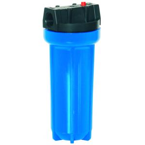 China White Drinking Water Clear Filter Housing , Domestic Water Purifier Sediment Filter Housing supplier