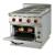 China Western Kitchen Equipment Electric 4 / 6 Head Hot Plate Cooker With Oven ZH-TE-4 for sale