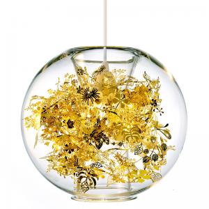 E27 28CM Glass Ball Pendant Lamp