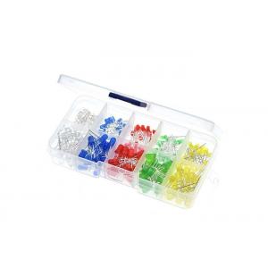 PVC 3MM 5MM Short Feet LED Diode Kit Light Emitting Mixed Color With Box