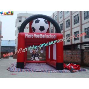 China Durable PVC tarpaulin Inflatable Football field Fun Sports Games for Rent wholesale