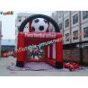 China Durable PVC tarpaulin Inflatable Football field Fun Sports Games for Rent wholesale