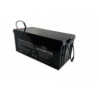 China Solar System High Amp Hour Deep Cycle Battery / Deep Discharge Battery 12v on sale