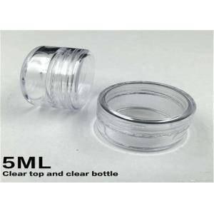 China Smooth 5ml Acrylic Concentrate Containers , Screw Top Plastic Concentrate Containers wholesale