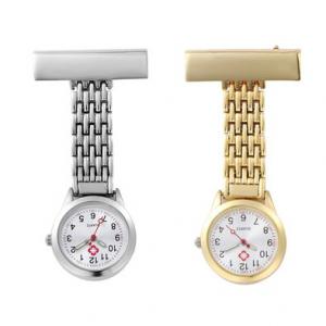 Promotional Metal nurse's watch Metal  logo customized small