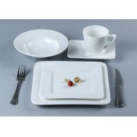 China FDA Certificated Versatile 20pc Square Ceramic Dinner Set on sale