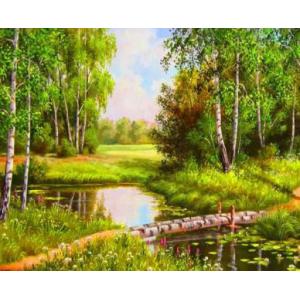 China wholesales new design Oil Painting By Number 40x50cm Landscape for sale supplier