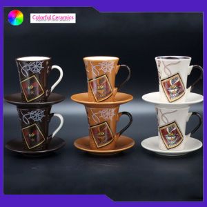 China Ceramic coffee cup and saucer  cup saucer set  dinner Set кружка для кофе купить wholesale