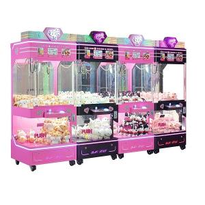 China Indoor Arcade Claw Machine , Pp Tiger 4 Standing Indoor Push Prize Toy Crane Doll Catcher Machine supplier