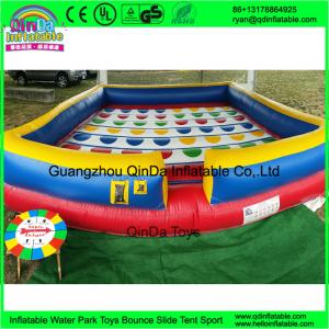 China kids sport games new square playing game mat large inflatable twister game for sale supplier