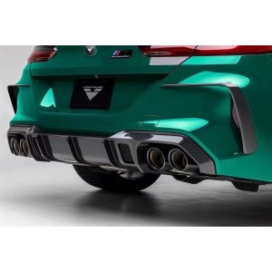 BMW M8 カーボンファイバーボディキット M8 改良されたVors スタイル カーボンファイバー フロント リップディフューザー スポイラー サイドスカート ボディキット
