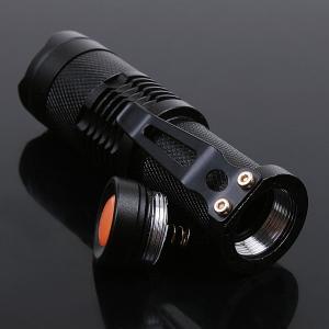 China Skid - proof Adjustable 7W 300LM Mini Q5 Cree Led Flashlight Torch For Hunting,  Cycling supplier