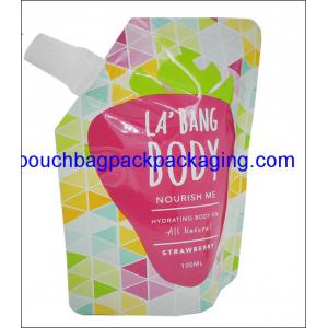 China Stand up pouch with spout for Beverage, Spout Pouch For Fruit Juice Packing supplier
