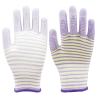 China NBW-PT303 Zebra Pattern PU Palm Gloves 13 Gauge Protection wholesale