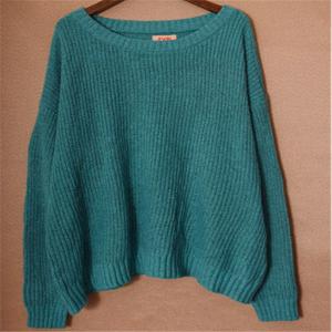 Plus Size Ladies Sweates/Women'S Cool Sweater  3colors Casual And Fashion blue color