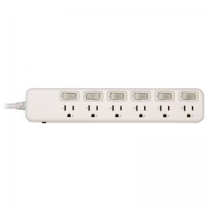 6 outlet Power Socket 1.5FT Cord, Surge Protector
