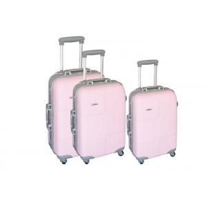 China ABS Oxford Cloth Travel Luggage Sets , Iron Trolley Girly Luggage Sets On Wheels supplier