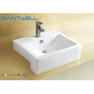 Above Counter Top Wash Basin 545*445*170 mm , white ceramic sink