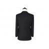 China Fashionable Black Colour Office Work Uniforms , Wool Material Mens Work Uniforms wholesale