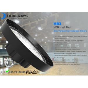 China High Power UFO LED High Bay Light Aluminium Alloy Air - Flow Heat Sink 50000H Life Span supplier
