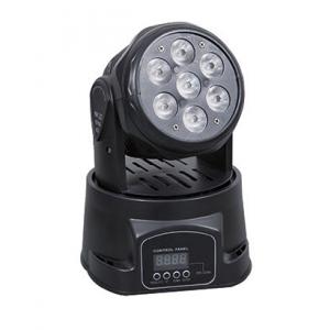 Black Color 7*10W Mini LED Moving Head Light 4 IN1 RGBW LED Beam  For DJ Stage Lighting