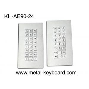 China 24 Keys Metal Industrial Rugged vandal proof keyboard IP65 Weatherproof supplier