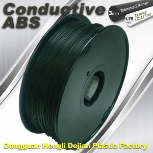 China ABS Conductive 3D Printer Filament 1.75mm / 3.0 mm supplier