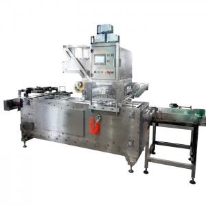 China Frozen Foods Tray Sealing Machine 30-50 Trays/Min For Roll Film supplier
