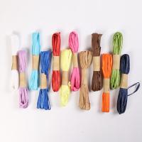 China Eco Friendly 10m Paper Rope Dark Blue Twisted Raffia Cord ISO9001 on sale