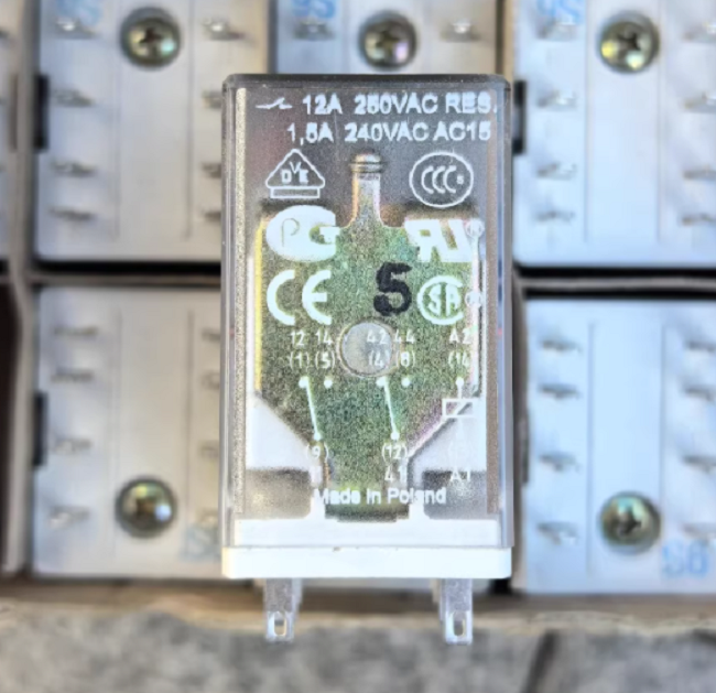 China ABB Plug-in Relay Module with 24 V DC Low Voltage Coil and Double Normally Open Contacts for Industrial Automation wholesale