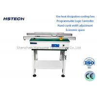 China PCB Handling Equipment Stable Stainless Steel Manual Hand Crank Width Adjustable Conveyor on sale