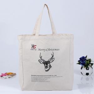 2017 Promotional Custom Printed Eco 100% Canvas White Recycle Cotton Bag Tote Bag With Logo