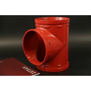 UL Listed Grooved Mechanical Tee Corrosion Resistant Easy Installation